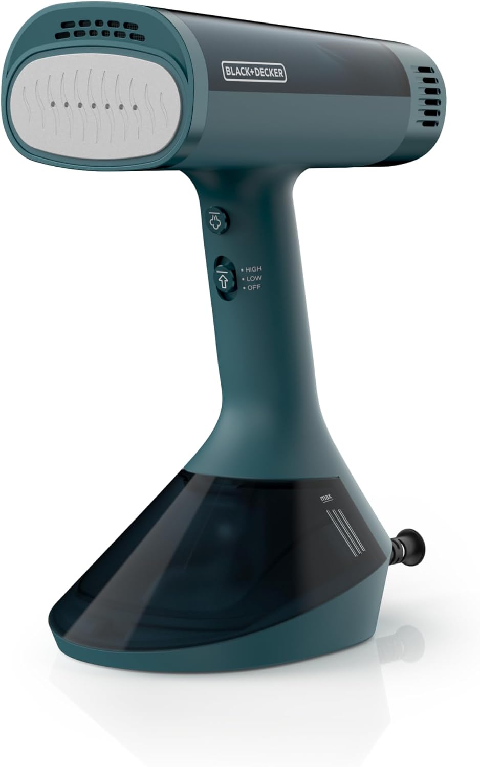 BLACK+DECKER™ VacuSteam™ Handheld Garment Steamer, Clothes Steamer, 1400W, Suction + Steam Technology, Ceramic Press Plate, 22 g/min, 3 Modes, Fast Heat-Up, 200ml Tank, Auto Shut-Off, Travel Friendly