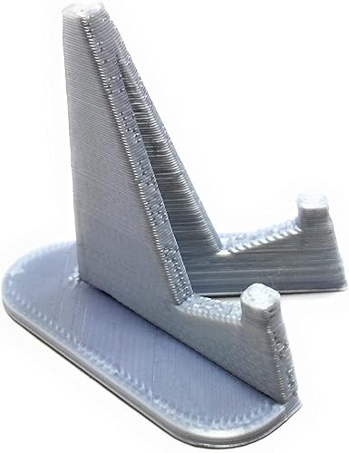 Soporte de exhibición de dientes de tiburón megalodon impreso en 3D, 1-12 de alto con una base de 1-38 pulgadas de ancho x 1-12 de profundidad