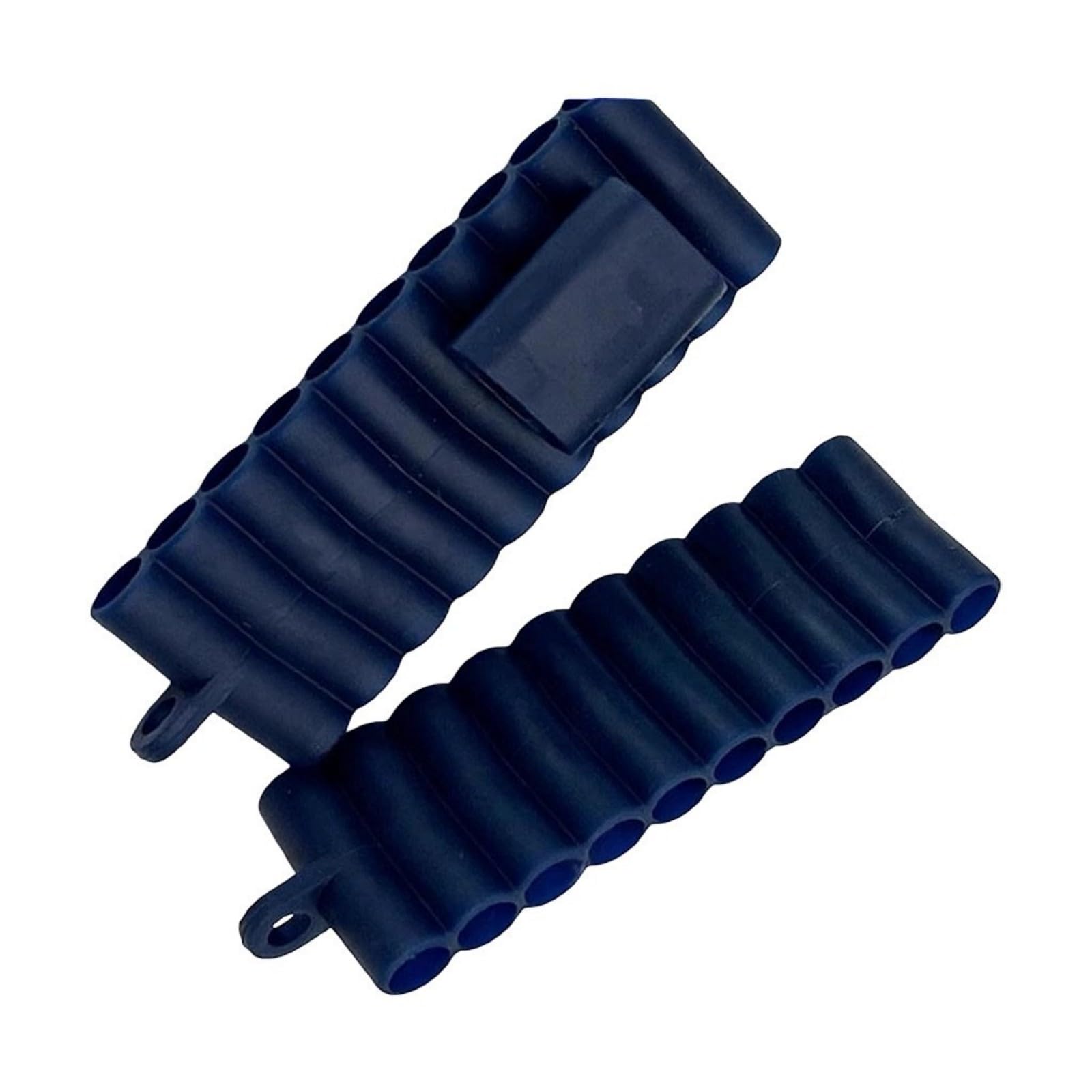Carotoe A 22 Holes Screwdriver Bit Holder Soft Rubber Organizer 1 / 4Inch Hexagonal Screwdriver Head Drill Bit Stand Case Power Tool Planner