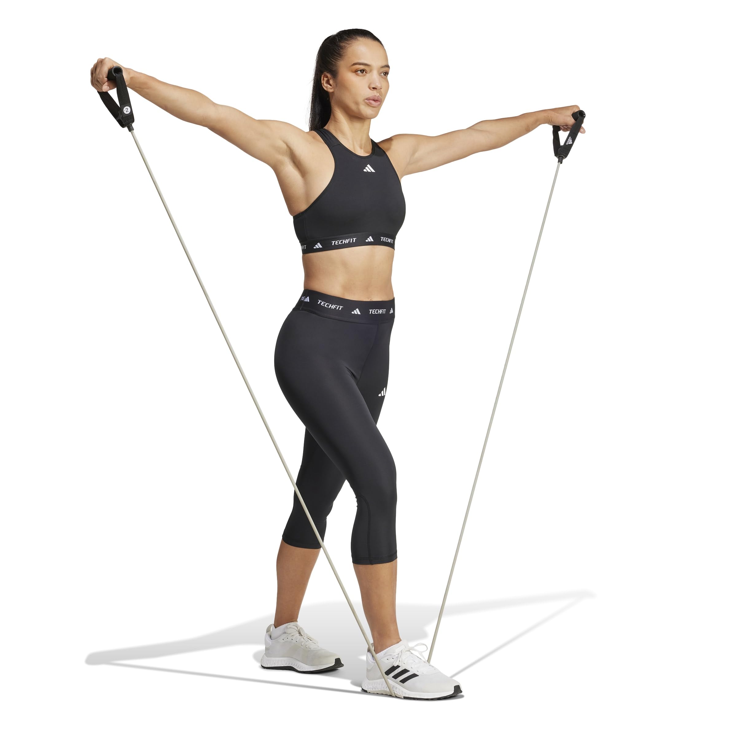 adidas TECHFIT Capri Leggings - Rajstopy Kobiety