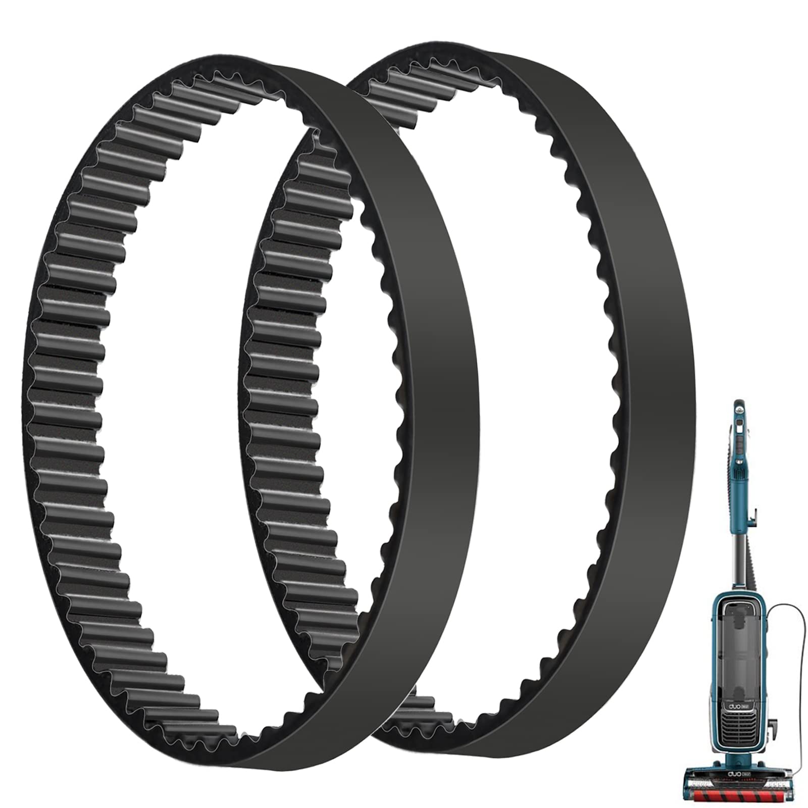 6-Pack Soft Front Brush Belts For Shark Vacuums - Replacement Belts For AZ1002, AX950, ZU782 Models - View #10