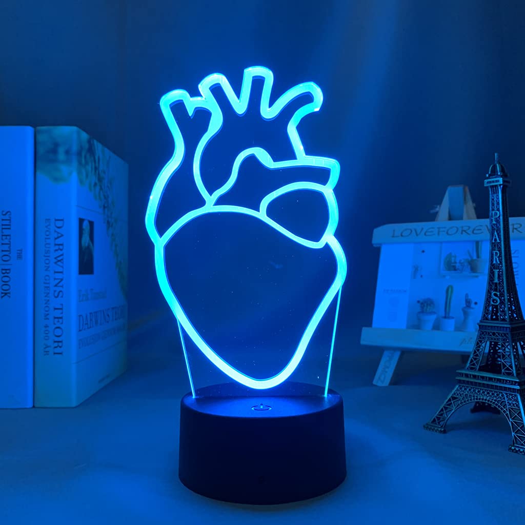 Lampade Con Illusione Ottica 3D, 7 Colori Che Cambiano Interruttore Touch Luce Notturna Art Deco Crea Un Atmosfera Romantica Nella Camera Da Lett 98594991