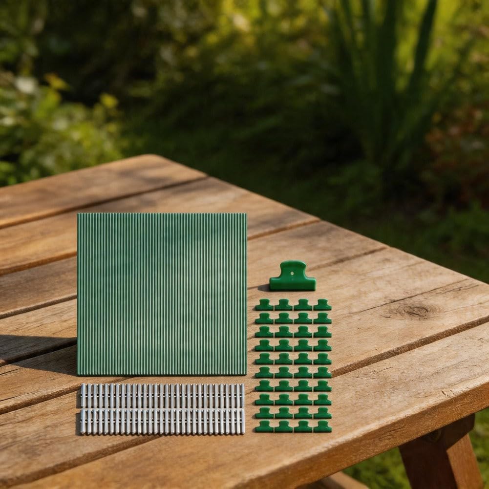 Kit d'arche de serre, cerceaux de jardin double couche en fibre de verre pour tunnels de plantes, parterres de légumes, et protection saisonnière contre le gel ou le soleil