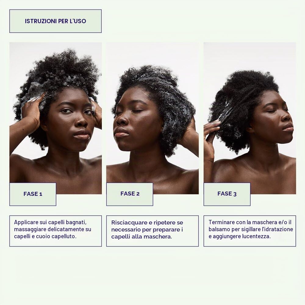 Maria Nila Structure Repair, Shampoo 1000 ml, per capelli danneggiati e trattati chimicamente, l’estratto di alga ricostruisce e idrata, prodotto 100% vegano e senza solfati/parabeni