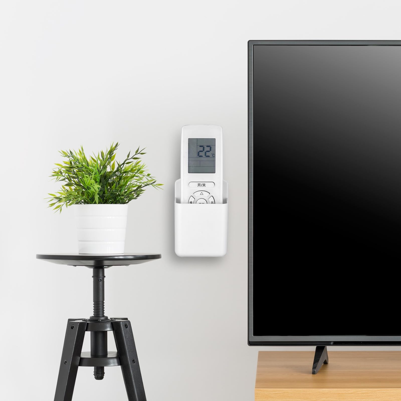 CroBlissful 12 supporti per telecomandi da parete autoadesivi supporto universale da parete TV telecomando telefono portapenne accessori per casa ufficio scuola