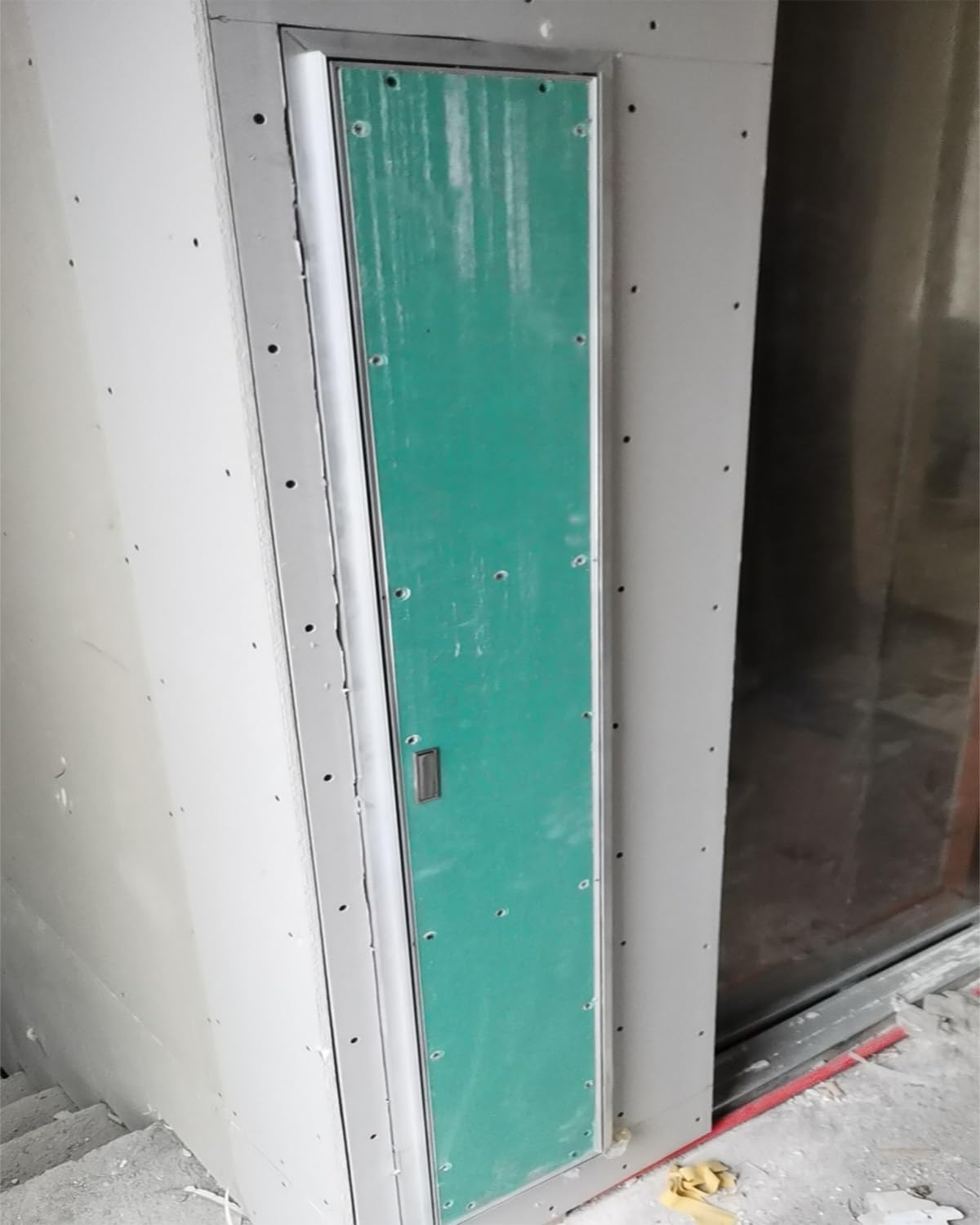 Narrow Plasterboard Access Panel Drywall/Wall Door for Plumbing Wiring Handled Inspection Flap(Right Door,30x120cm)