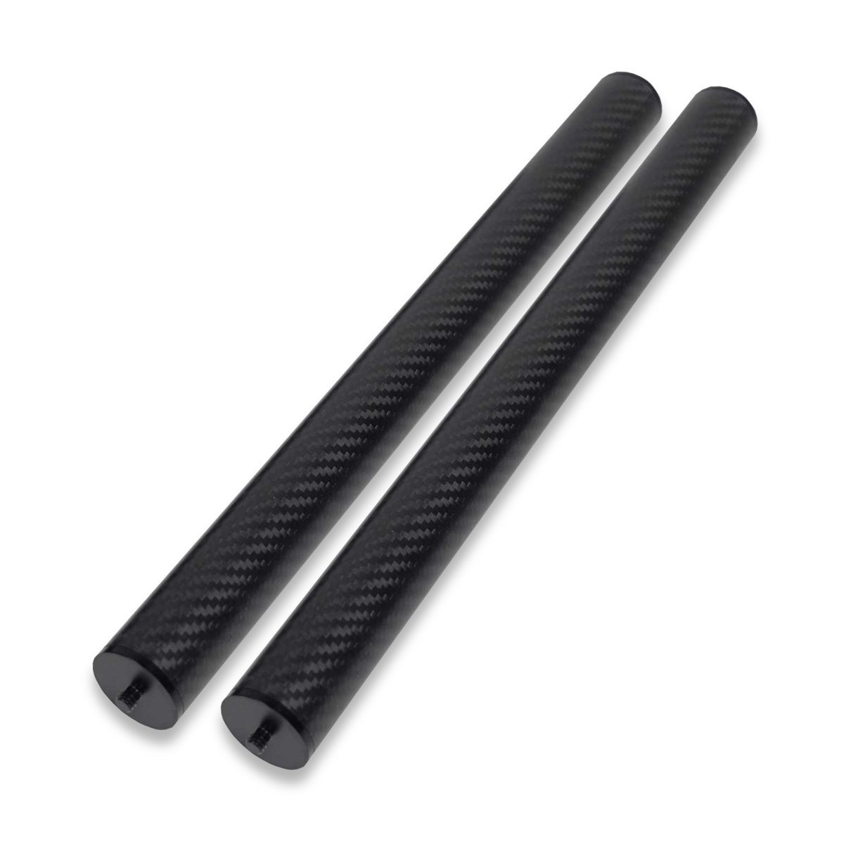 31mm 3K Carbon Fiber Extension Pole Set for Mirrorless, DSLR and Camera Stabilizers, Works with most iPhone GoPro or DSLR Gimbals with 0.25 in Standard Thread Male Female Interlocking Ends