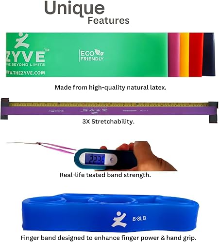 Miniatura 5 de Juego de bandas de resistencia para mujeres y hombres  Bandas de goma natural resistentes de 12 pulgadas para piernas, glúteos, entrenamiento de