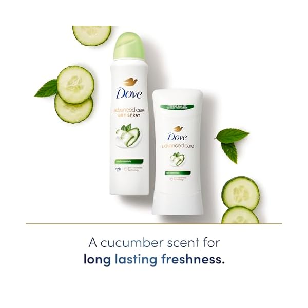 Dove Advanced Care Antiperspirant Deodorant, Cool Essentials, 75 ml, 4 Stück – Bild 7