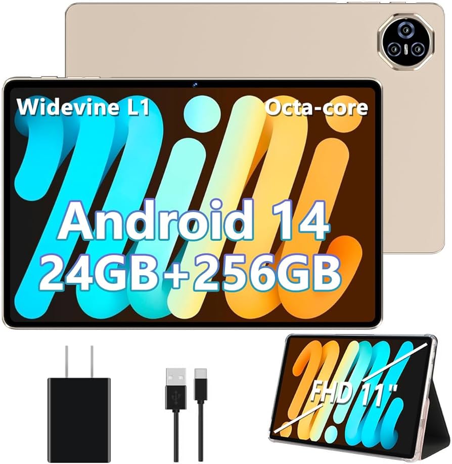 Amazon.com : Dghrti 2025 11 inch Tablet, 24GB RAM+256GB ROM(2TB TF