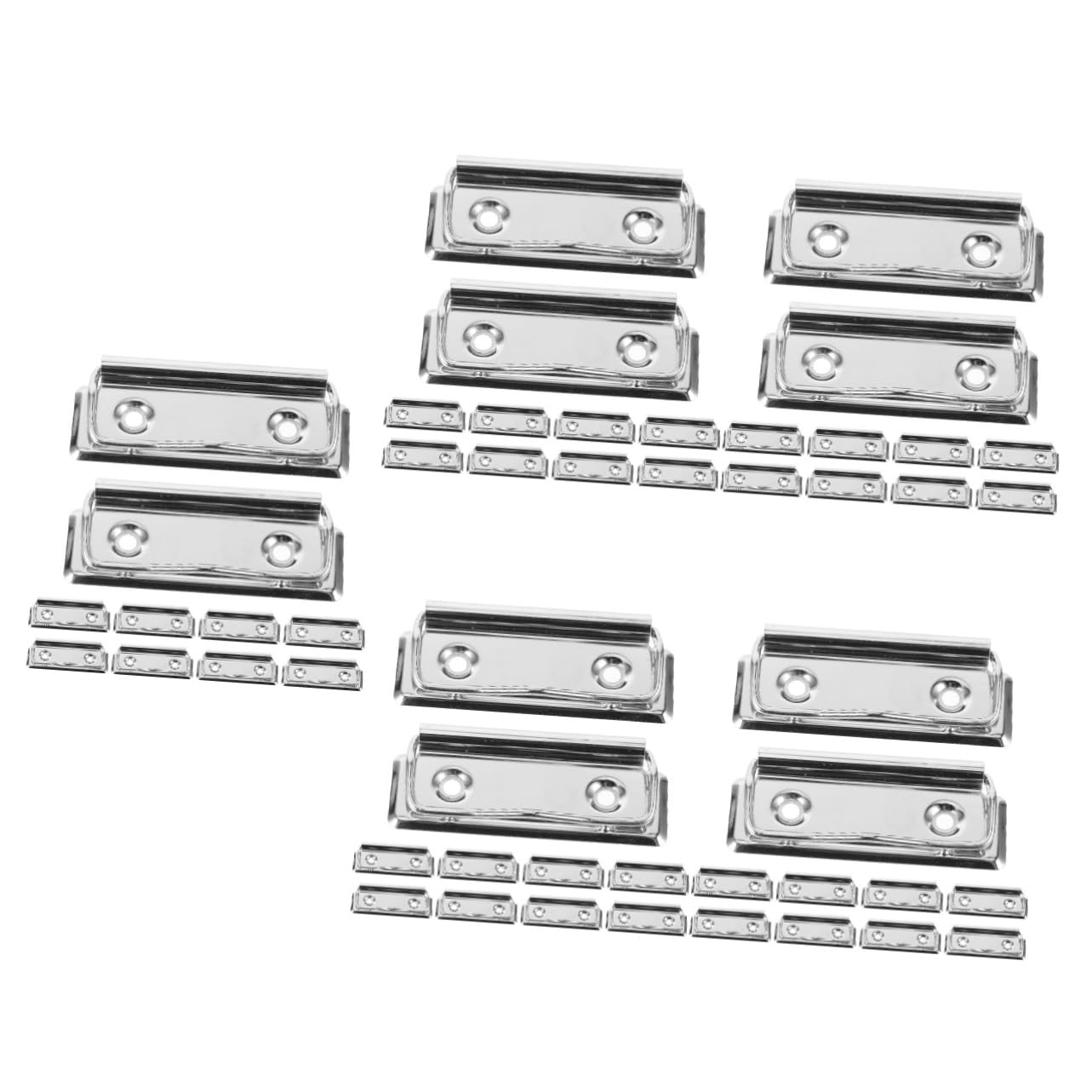 DOITOOL Clips De Metal Para Escritura Abrazaderas De Oficina Para Portapapeles Y Menús Fijación Y Práctica Para Proyectos Y 10 Piezas X 5
