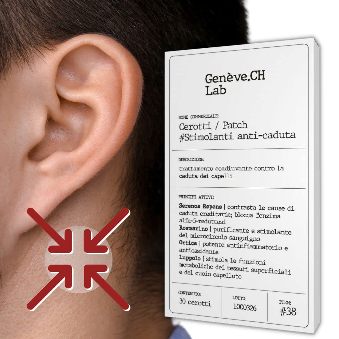 Cerotti Patch Stimolanti Anti-caduta | 30 cerotti