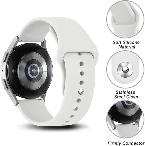 Miniatura 9 de Paquete de 3 correas para Samsung Galaxy Watch 66 Classic Band 1.575 in 1.732 in 1.693 in 1.850 in, Galaxy Watch 55 ProGalaxy Watch 4, correa de