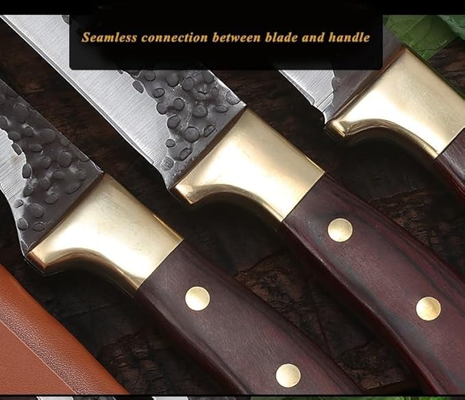 Set Cuchillos Cocina 3 Piezas Acero Inoxidable Forjado miniatura 4