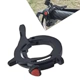 MLY 1 PC Motorcycle Cruise Control Assist, Adjustable Motorcycle Throttle Lock, Non-Slip Throttle Lock Clamp, Universal Throttle Lock Cruise Control Motorcycle Accessories (Black)