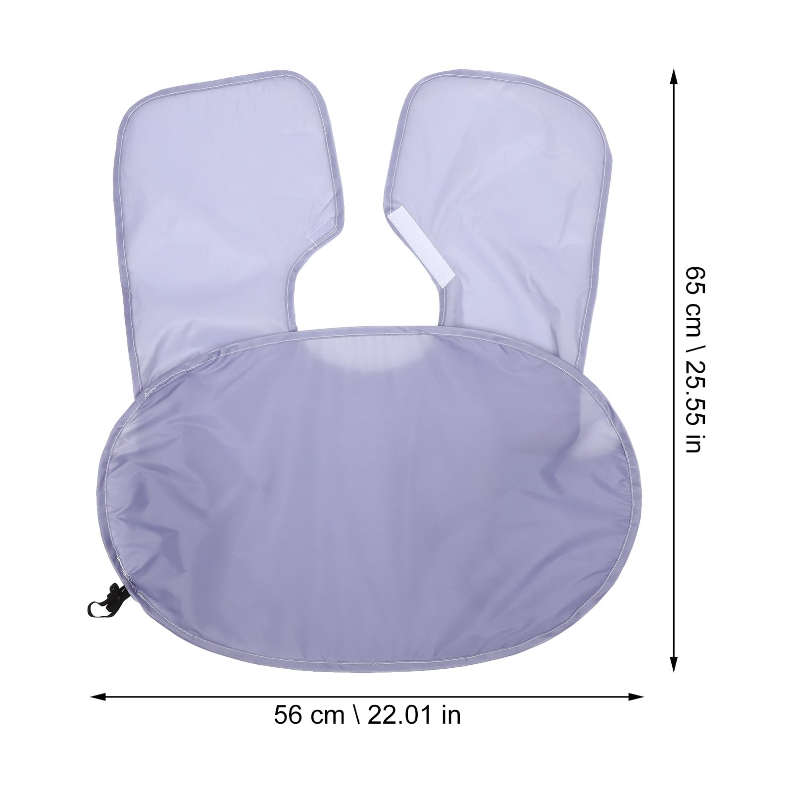 Bartschneideschürze für Männer Tragbare Rasierschürze Wasserfeste Polyester Umhang zum Bartschneiden und Trimmen Klappbar