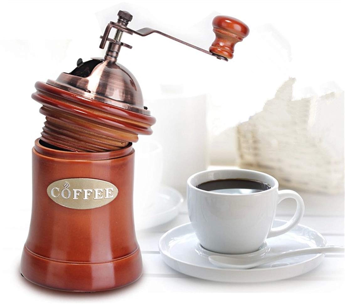 Kaffeemühle Manuell Handkaffeemühle Edelstahl Verstellbaren Keramikmahlwerk Retro Espressomühle Caffee Mühlen