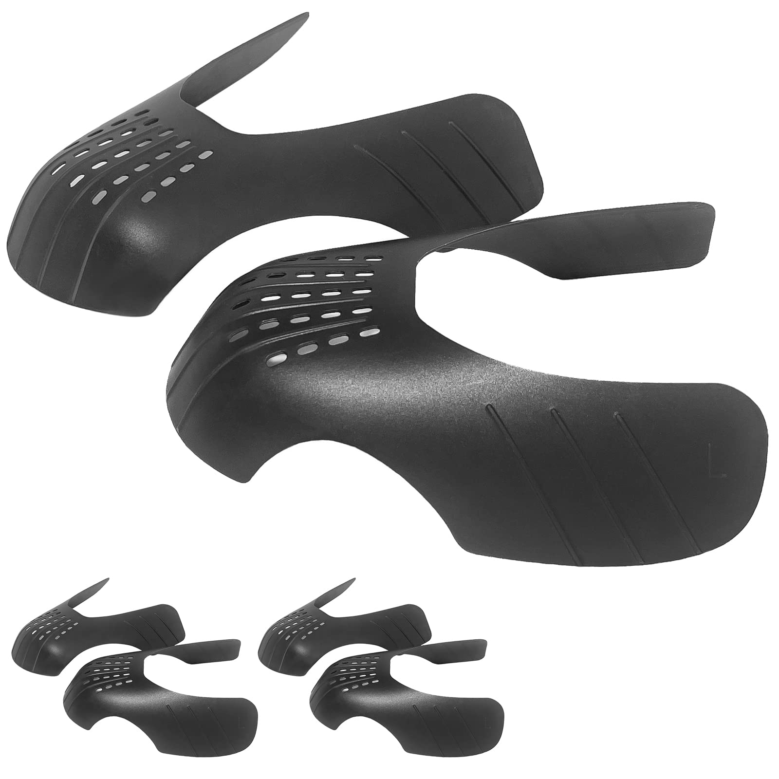 ANTICREASEShoe Crease Protector, Crease Guard Sneaker Anti Crease Shoe Inserts, 3 Sizes for Men 8.5-14 Women 5.5-9 Kids 3-6