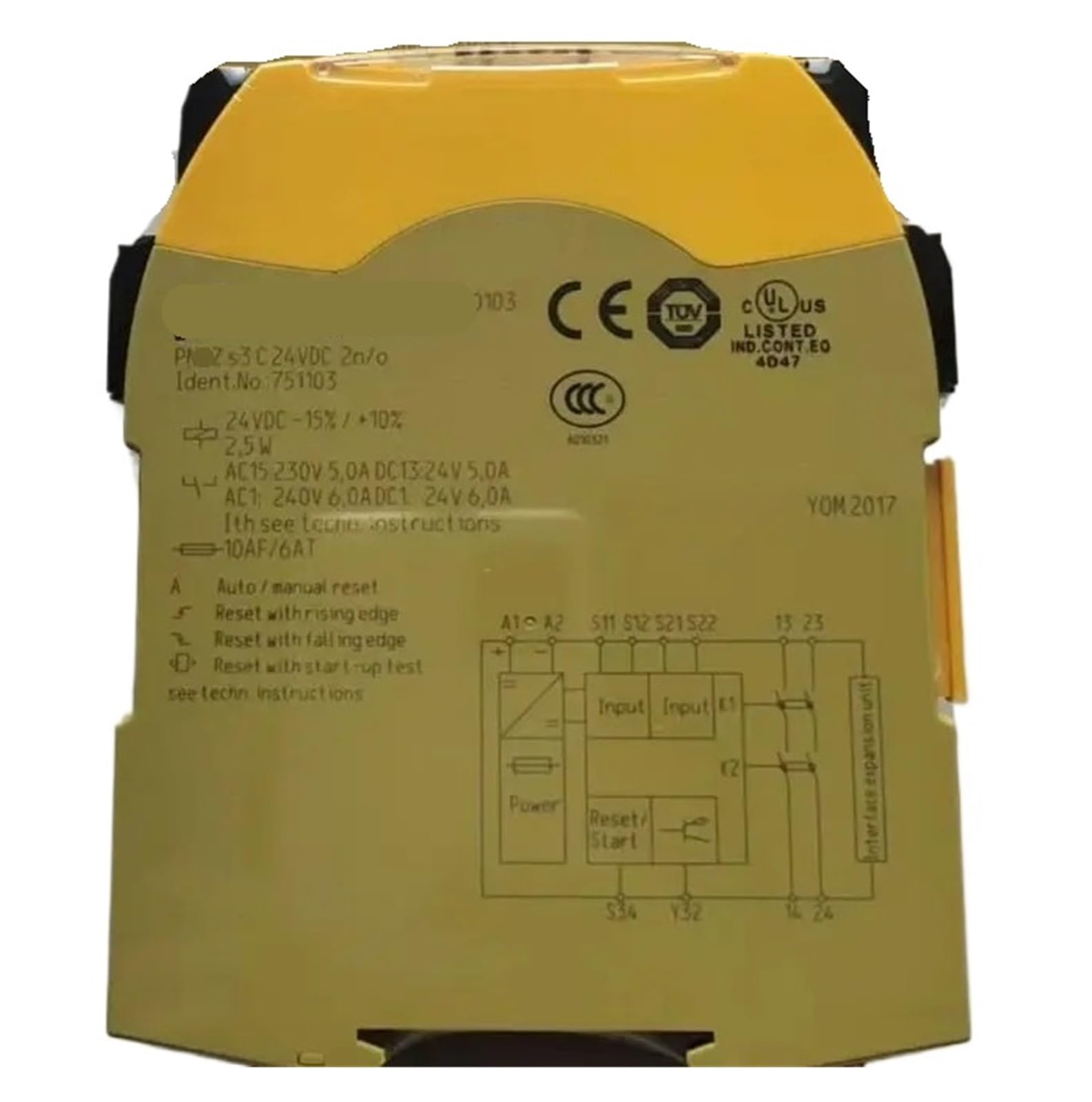 ZVQYSGIW Relay PNOZs3 751103