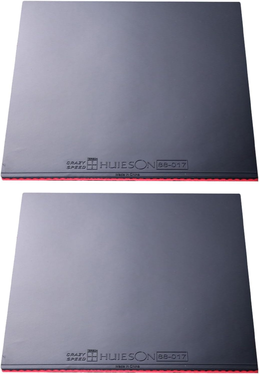 Set of 2 Table Tennis Rubber Sheets for Racket Replacement