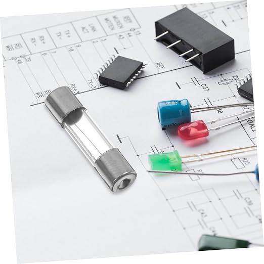 Kit de fusibles de vidrio INOOMP, 1 set, acción rápida, para uso doméstico y automotriz, protección confiable de circuitos, fácil instalación, múltiples calificaciones miniatura 5