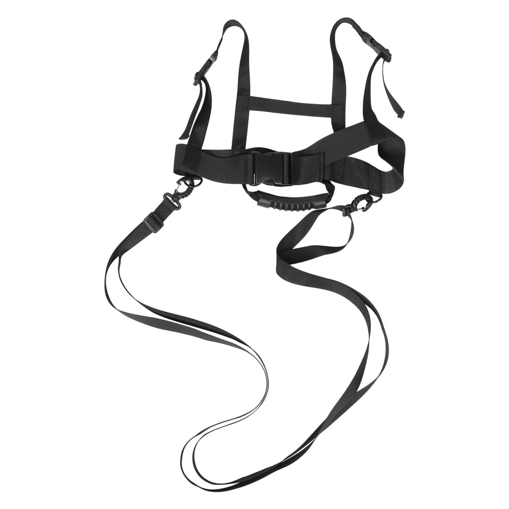 Abaodam Ski Harness for Beginners Shock Absorbing Leashes for Speed Control Lightweight Ski Safety Belt for Versatile Ski Training Equipment for Outdoor Activities