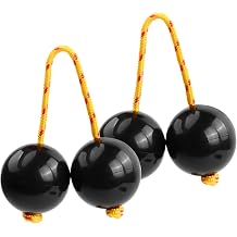 2 Pairs Kashaka Aslatua Shaker Classic African Aslatua Rhythmic Ball Kashaka Drums for Shows Parties Concerts