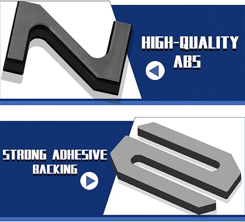 Vista 45 de Letras de inserciones para portón trasero compatibles con Santa Cruz 2022 2023 2024 2025 3D elevado y fuerte adhesivos letras adhesivas para emblema