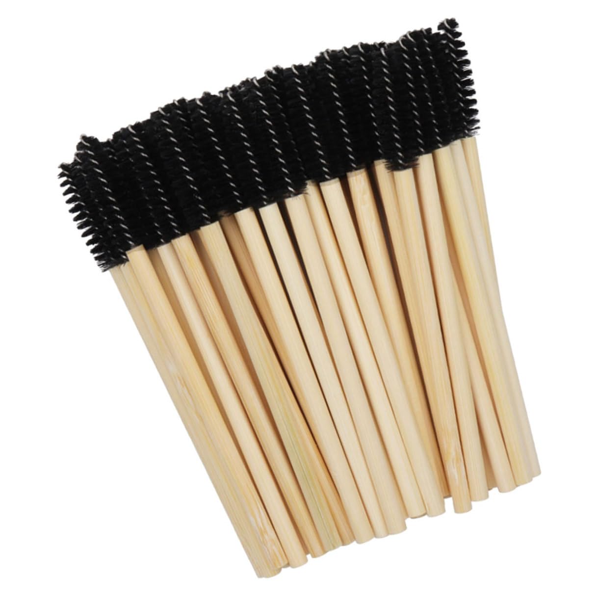 IWOWHERO 100pcs Makeup Brush Kit Lash Mascara Brush Nylon Plastic Great for Women