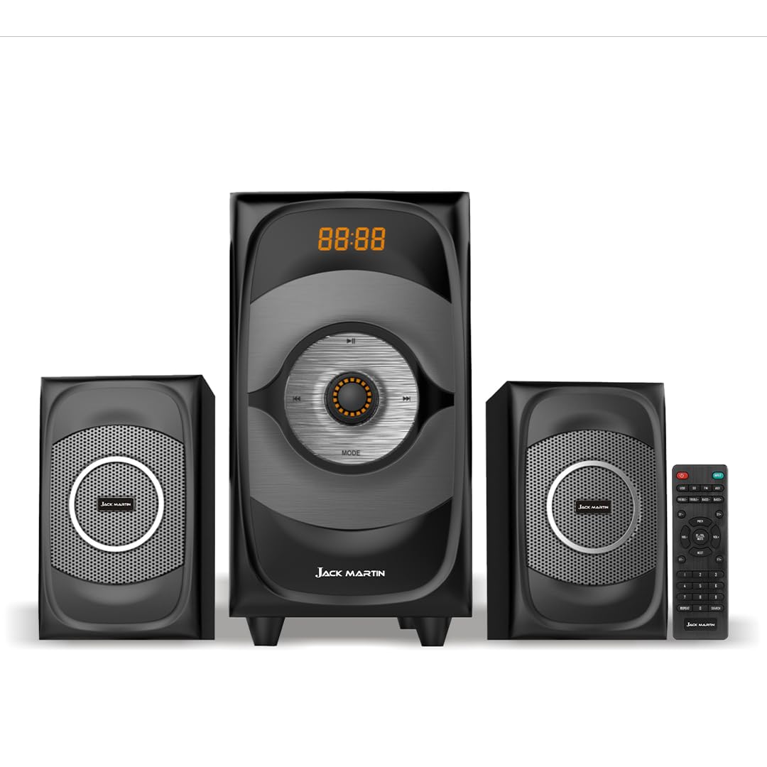 JACK MARTIN 668 2.1 Bluetooth/SD Card Multimedia Speaker System with Built in FM