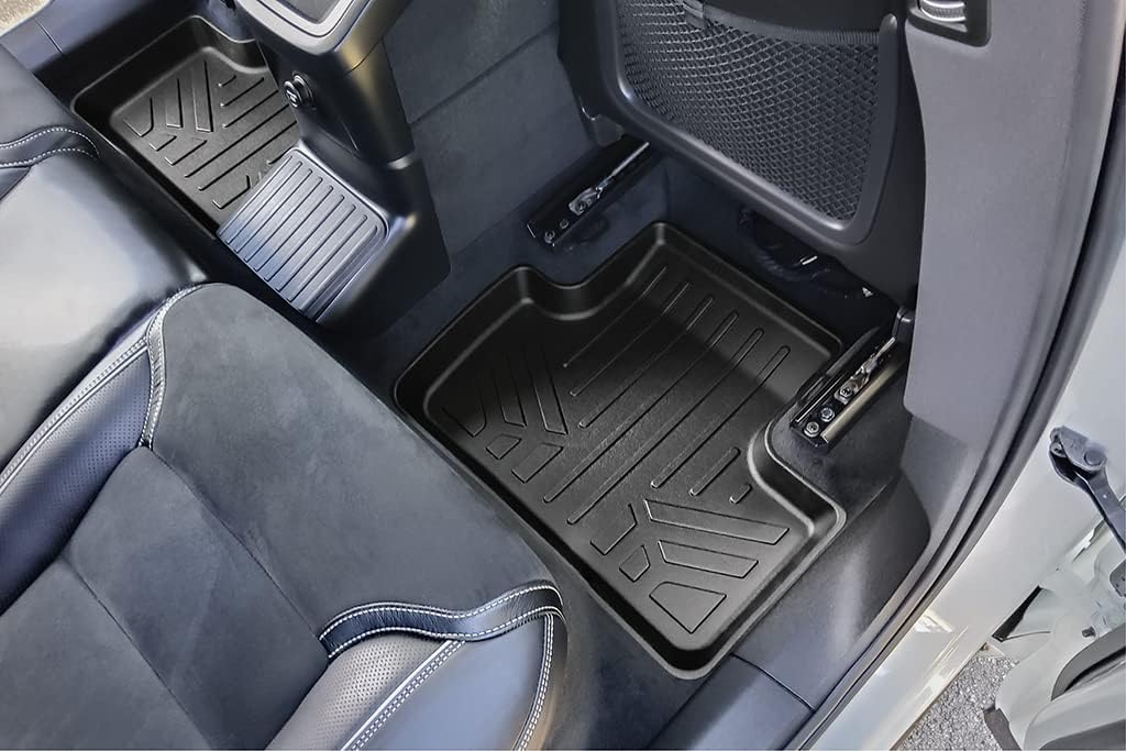 SMARTLINER Custom Fit All Weather 2 Row Floor Mats & Cargo Liner Set Compatible with 2018-2021 Volvo XC60