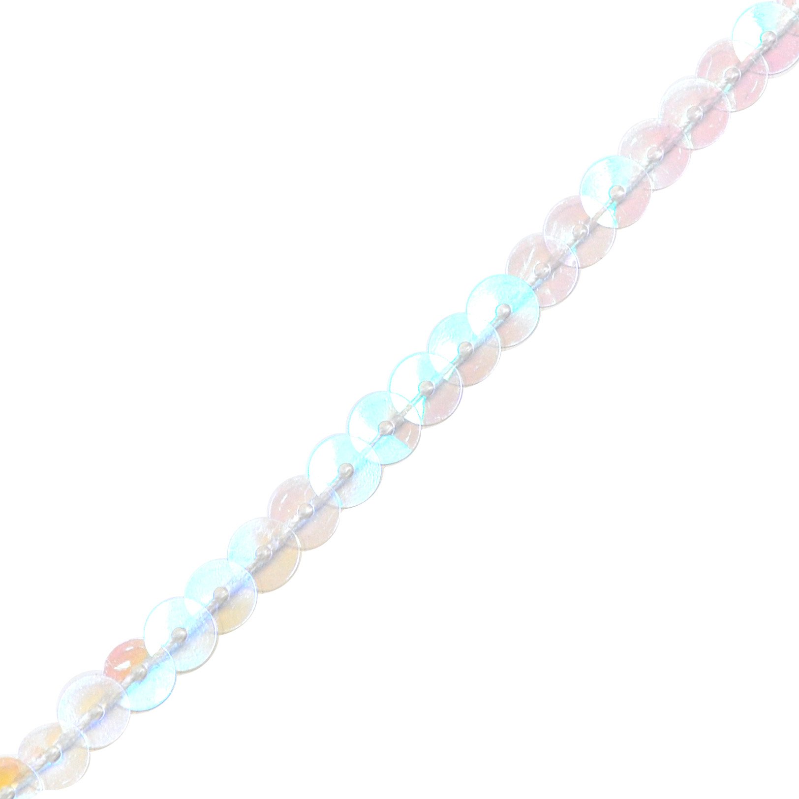 200 Iarde Piatto Paillette Striscia 4mm Laser Paillettes Tessuto Rosso