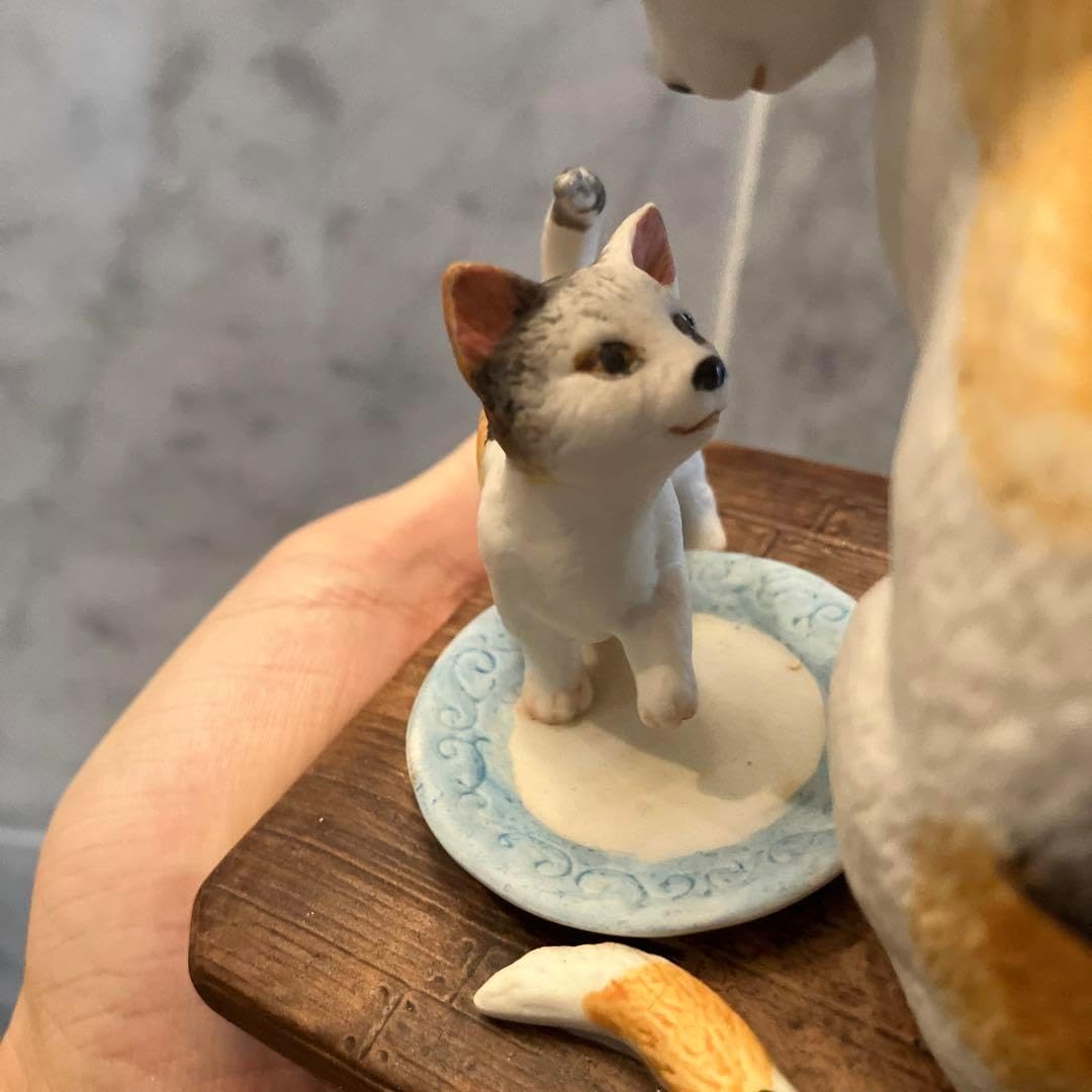 アンティークベア アメリカ80年代アイリーンスペンサーデザイン 仲睦まじい親子猫