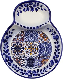 12 Bathroom Shower Tile Ideas for Spa-Like Stylish Spaces 131 Hand-painted Decorative Ceramic Portuguese Blue Floral and Tile Olive Di...