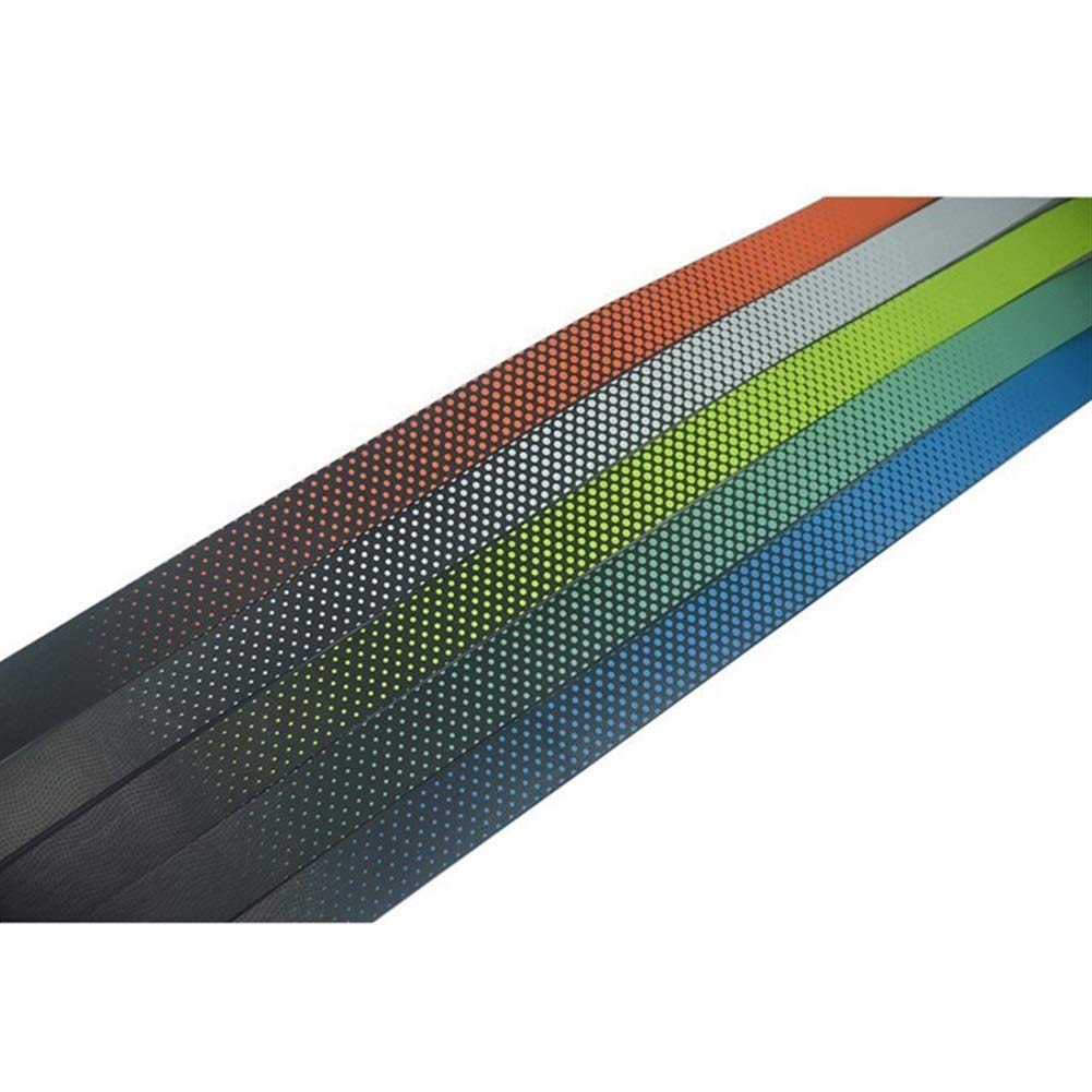 Nastro per Manubrio Bicicletta, Nastro Manubrio PU for Bicicletta, Nastro Antiscivolo sfumato, Cintura Avvolgente con 2 Tappi for(90 X 200 Cm)