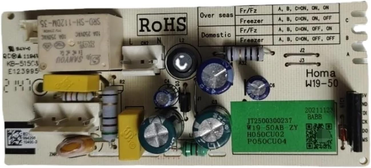 Refrigerator Control Board W19-50AB-ZY Circuit PCB W19-50 Fridge Motehrboard Freezer Parts