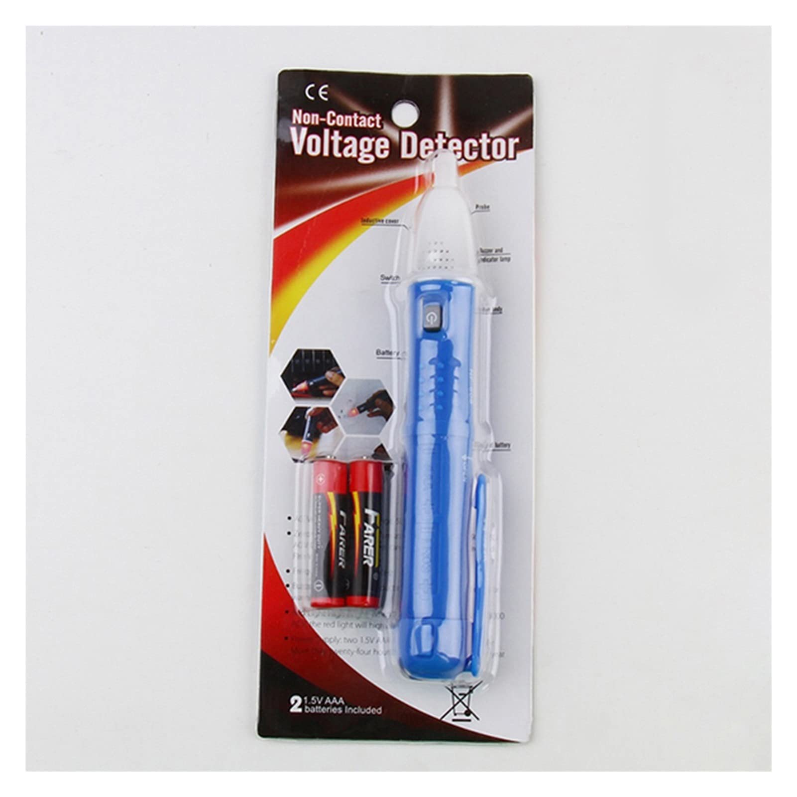 Leitungssucher Tester-Stift LED Licht AC. Elektrischer Spannungsprüferstift-Detektorsensor 50~1000V