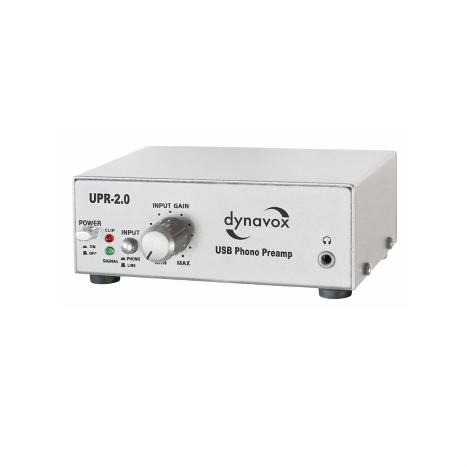 Dynavox UPR-2.0 USB Phono Preamplifier Silver