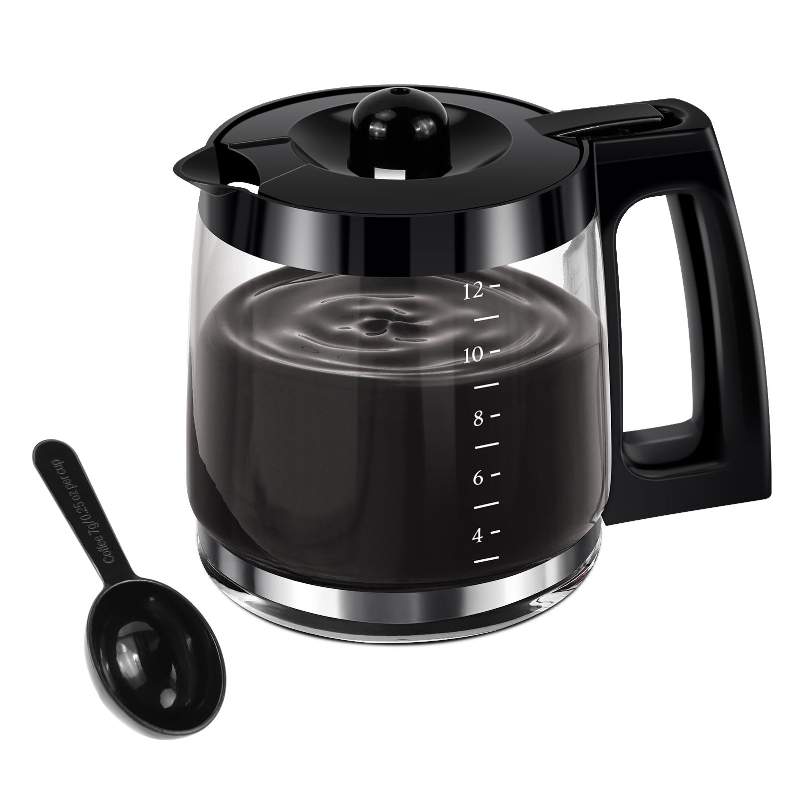 Photo 1 of 12-Cup Coffee Pot Replacement Hamilton Beach Coffee Pot/Carafe 46310, 49933, 49966, 49976, 49350, 49957, 49954, 49980RG, 49980A, 49980Z, 49983, 49618, 46300, 49950