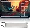 MPLR BOARD GAME Board Game MTG Play Mats Free Waterproof Bag, Stitched Edges, Smooth Rubber Surface, MTG PlayMat with Zones An Original MTG Playmat