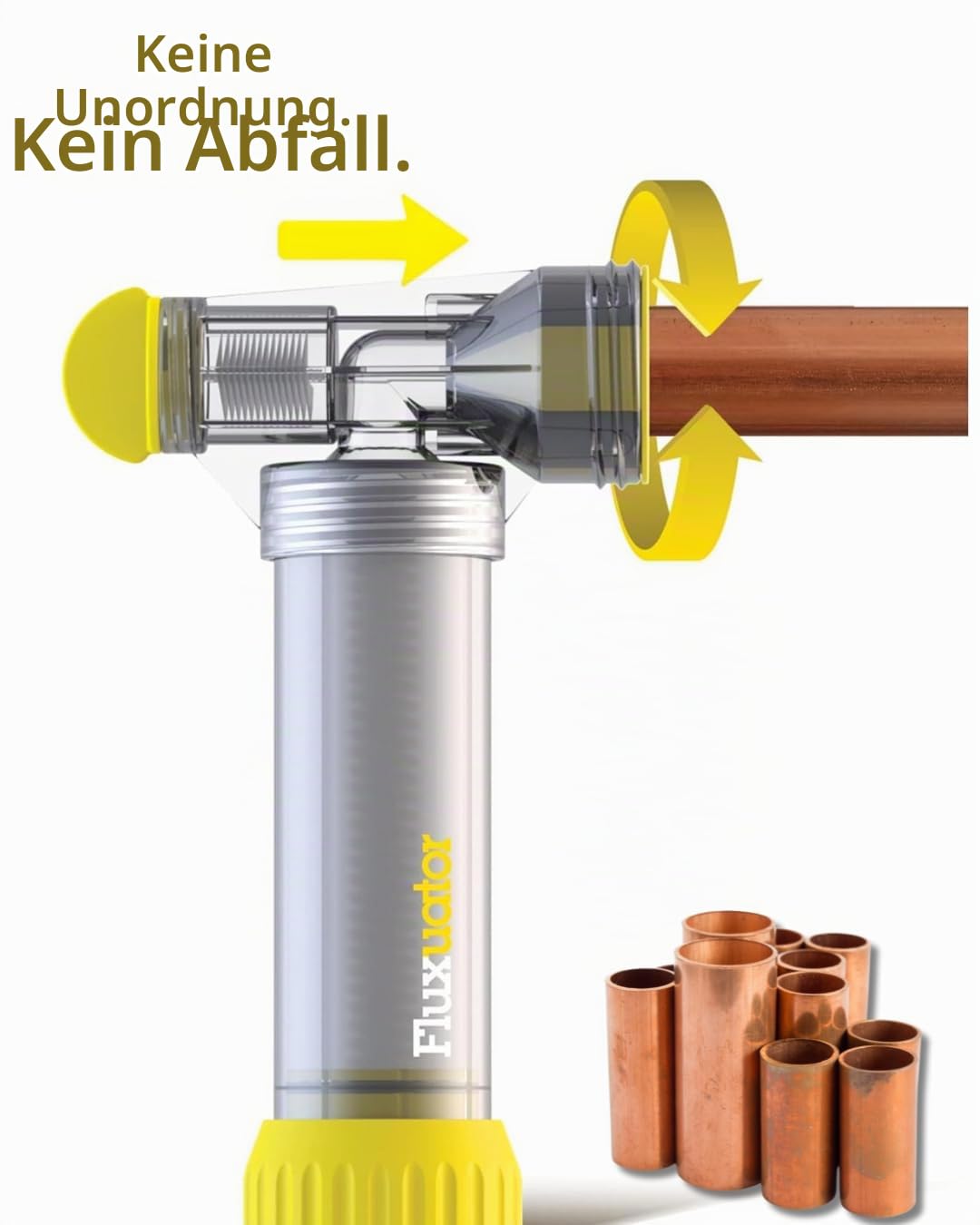 Fluxuator Doppelkopf-Flussmittel-Applikator, 15 mm und 22 mm