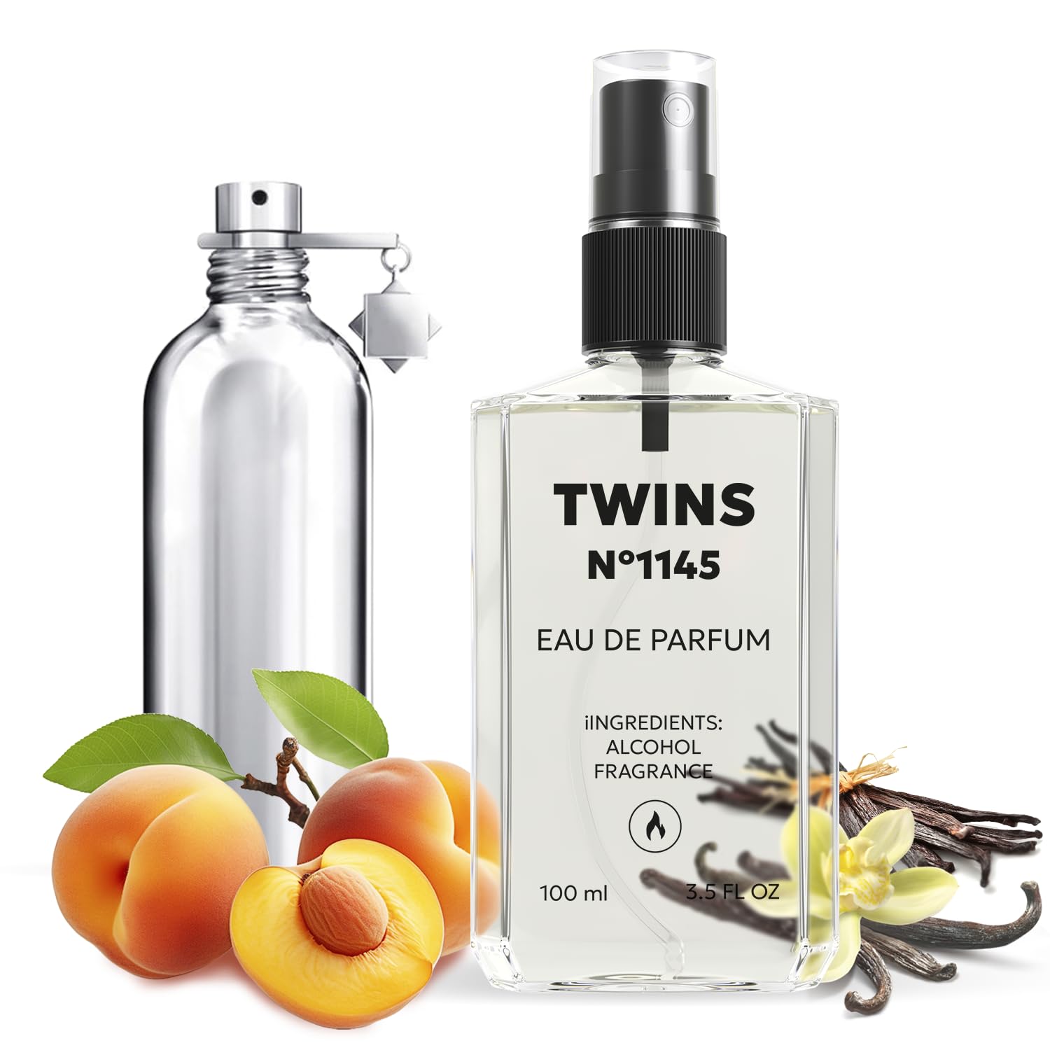 TWINS Impression of Vanilla Extasy | Perfume for Women Eau de Parfum | No.1145 | 3.4 Fl Oz / 100 ml