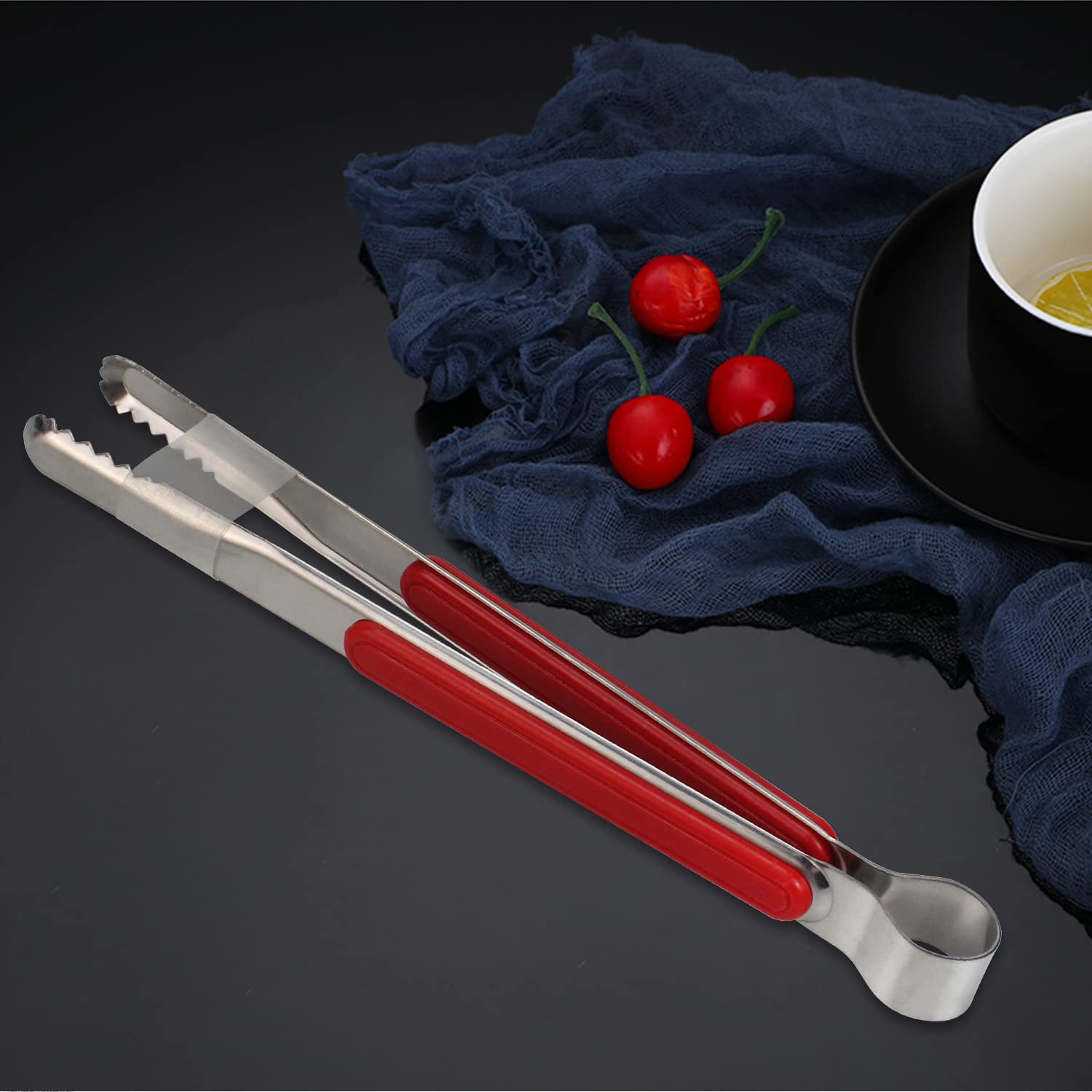 Set Di 3 Pinze Da Cucina In Acciaio Inox Con Punte In Silicone, Con Spatola Da - Foto 12