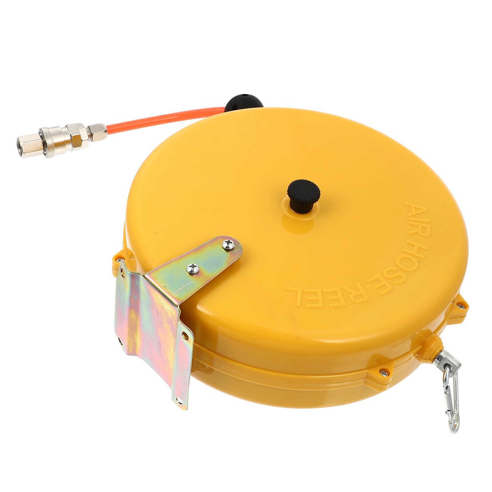 POPETPOP Avvolgitubo Telescopico Struttura Compatta in Abs e Lega 8m Riavvolgimento Automatico Resistente Alta Pressione per Aria Compressa per Officine e Casa
