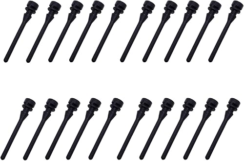 Honbay 20PCS PC Case Fan Soft Silicone Anti Ruido Reducción de Vibración Tornillos Remache Ventilador para PC Ventilador Ventilador o Ventilador de