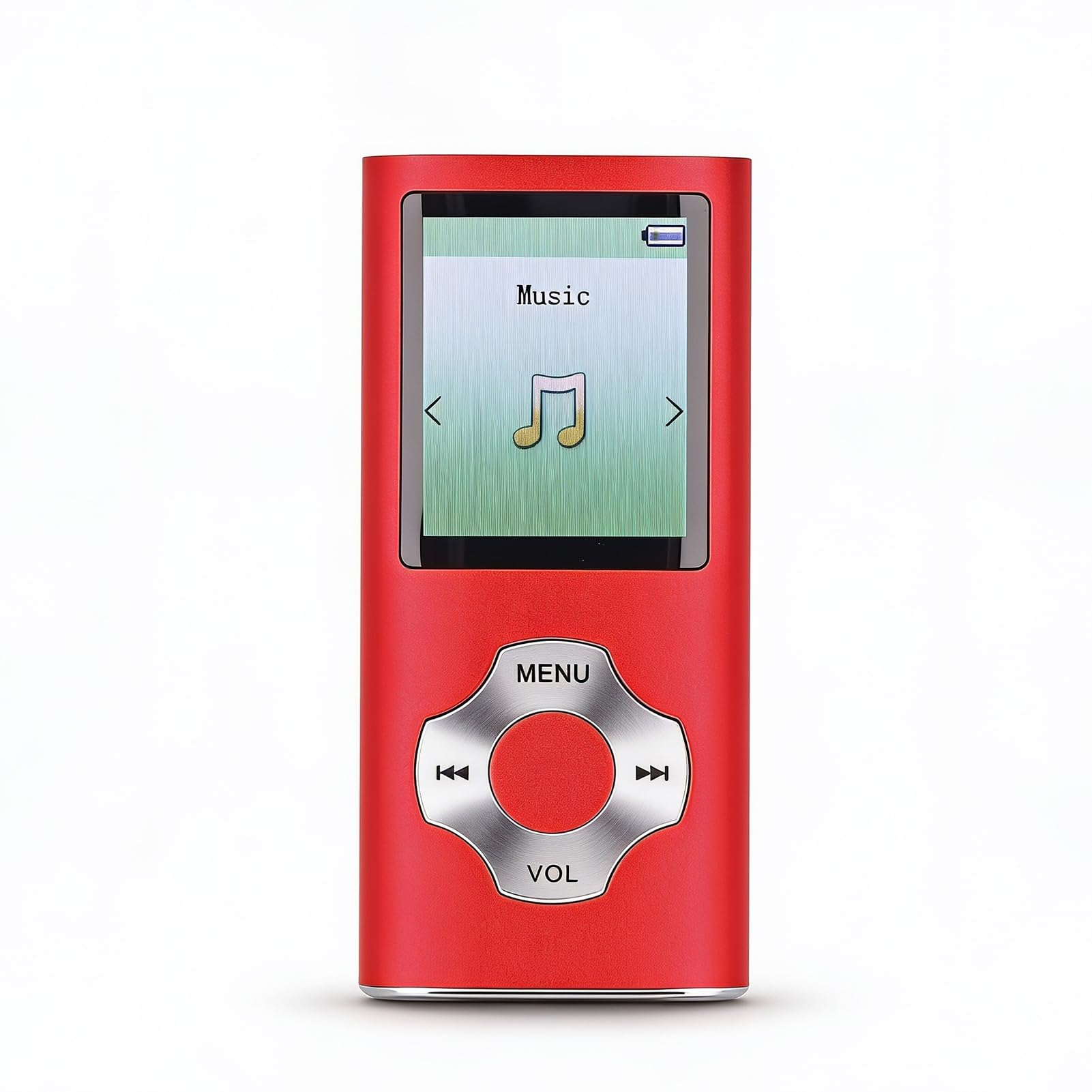 Zunate 128GB MP3 MP4 Player with Bluetooth and WiFi, Portable Lossless Sound MP3, HiFi Sound 1.8in Color Screen, Expandable Portable Video Music Player with Electronic Book Voice Record (Red)-image-20