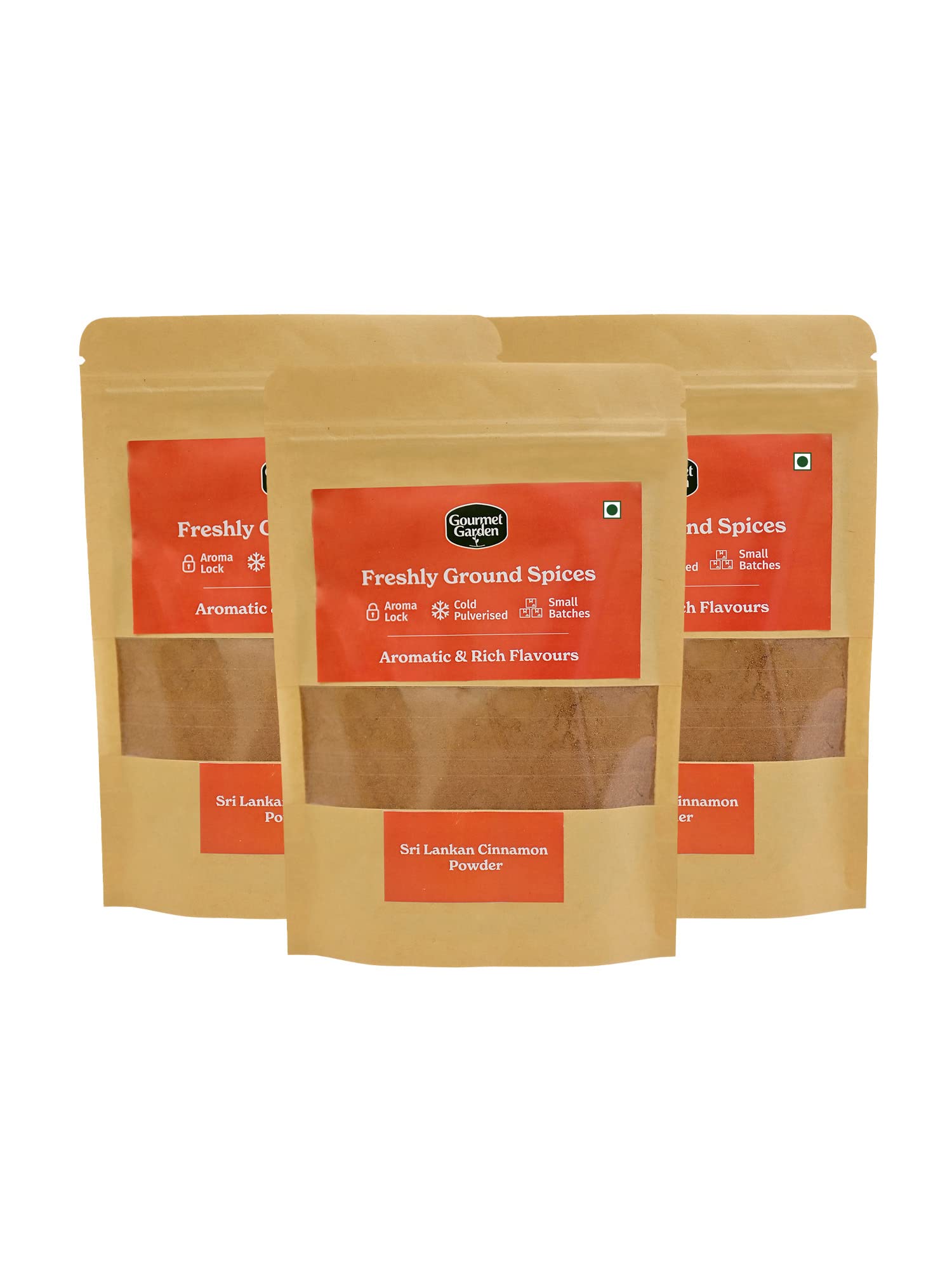 Gourmet Garden,Sri Lankan Cinnamon- Freshly Ground 50 gms (Pack of 3) - 150 gms