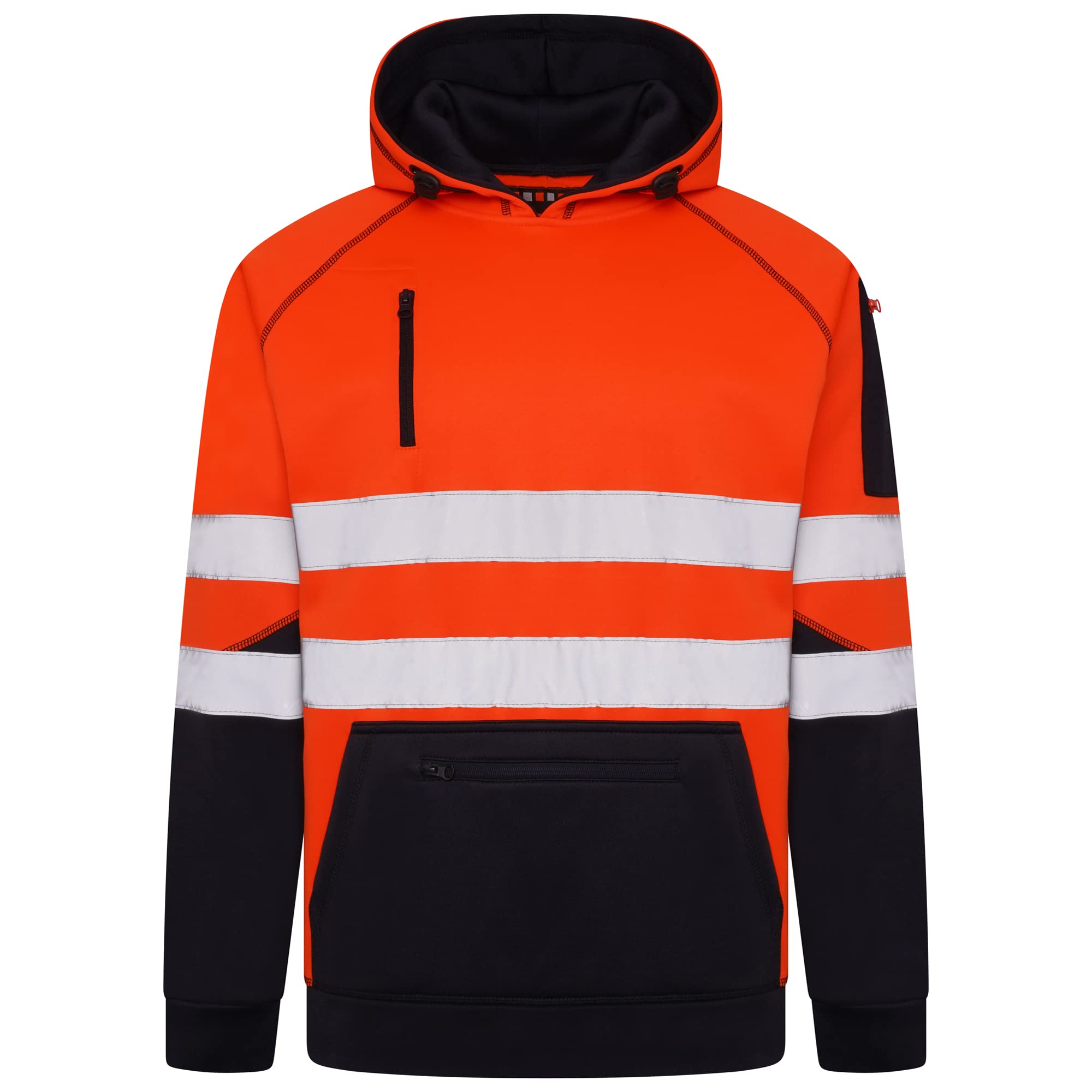 Aviator London Hi Vis Hoodie Certified EN ISO 20471:2013,hi vis vest,High Visibility Workwear jacket,Hoodie,Hi Vis hooded sweatshirt,High Visibility safety workwear hoodie