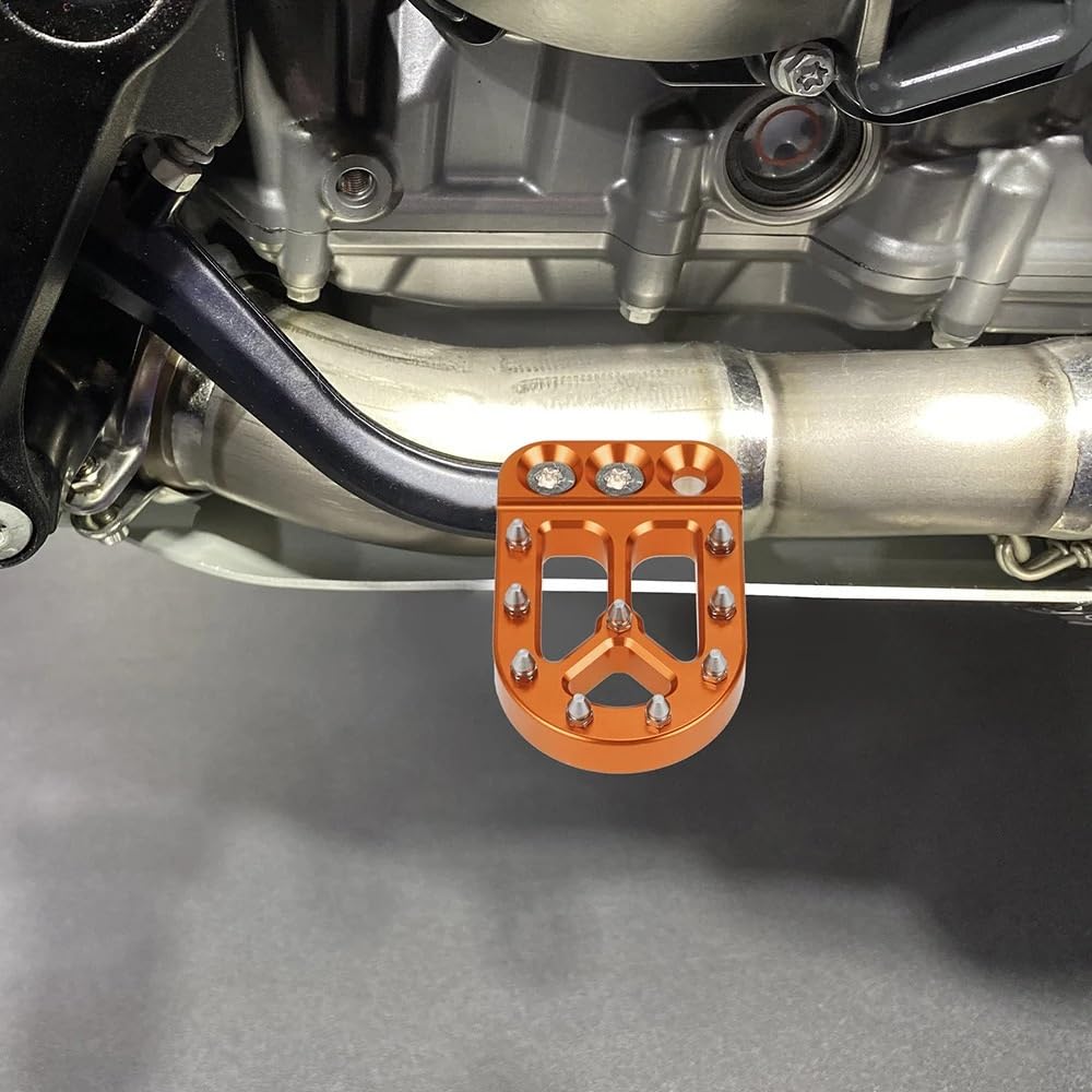 Stopki kierowcy motocykl Pasuje do 790 890 Adventure/R Pasuje do Husqvarna Norden 901 końcówka pedału hamulca przedłużka dźwigni hamulca(Black)