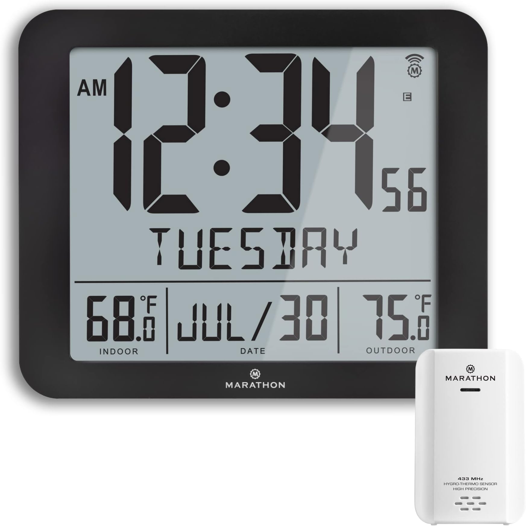 Slim Atomic Wall Clock